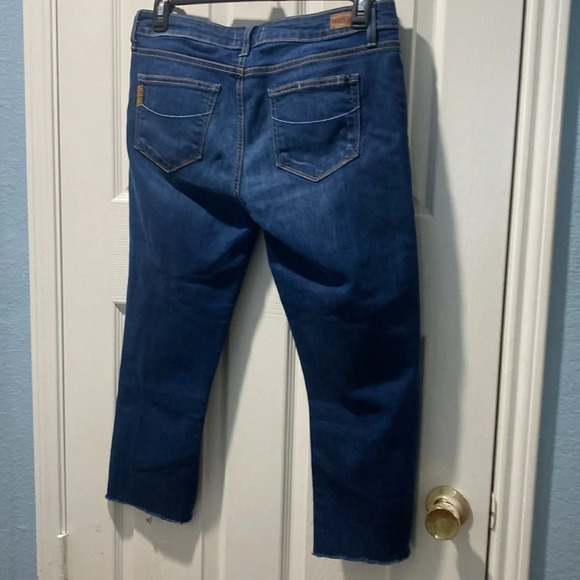 Paige Skyline Straight Jeans in Classic Blue Denim - Women’s Size 31 - Picture 6 of 14